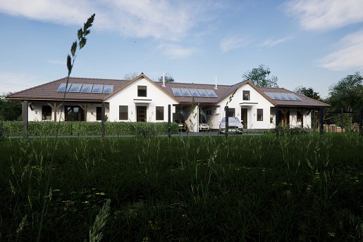 Két lakásos társasház